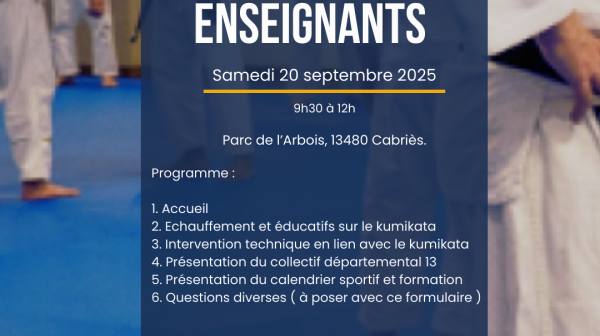 STAGE DEPARTEMENTAL ENSEIGNANTS